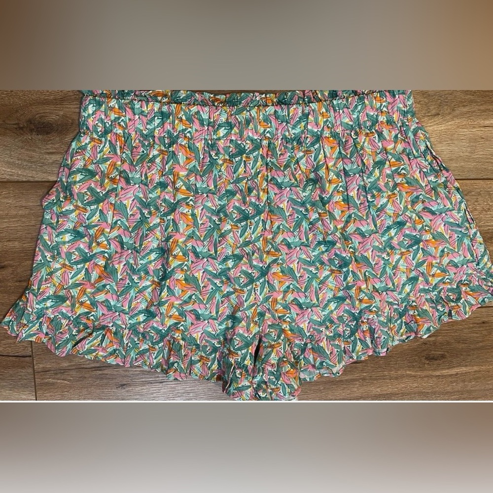Roller Rabbit Peri Cissy Ruffle Trim Shorts